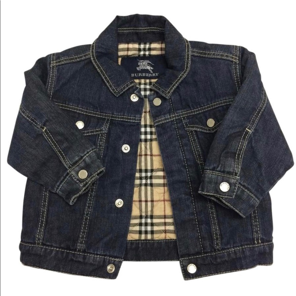 Burberry denim infant jacket